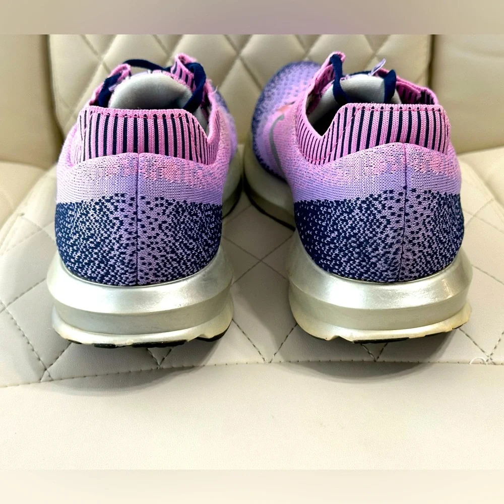 Brooks Women's Purple Pink Knit Running Shoes - Picture 10 of 12